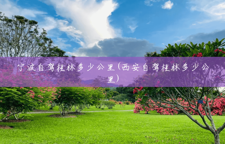 宁波自驾桂林多少公里(西安自驾桂林多少公里) 宁波自驾桂林多少公里(西安自驾桂林多少公里)