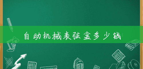 自动机械表弦盒多少钱 自动机械表弦盒多少钱