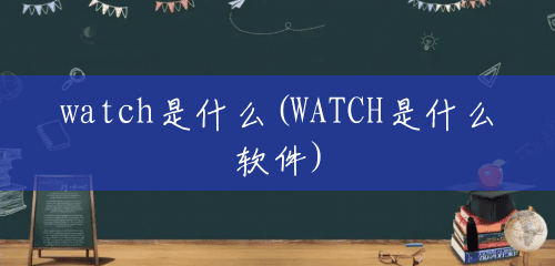 watch是什么(WATCH是什么软件)