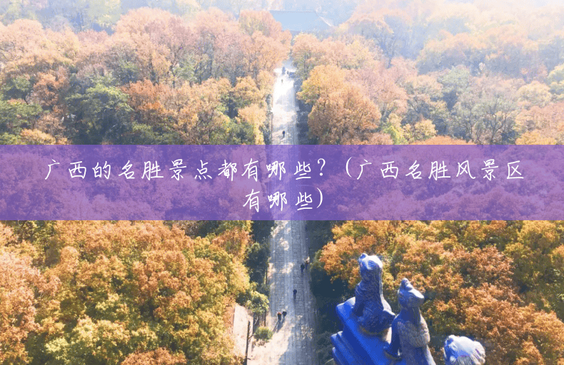 广西的名胜景点都有哪些？(广西名胜风景区有哪些)