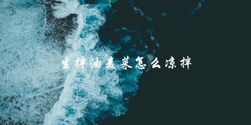 教你如何制作美味的生拌油麦菜凉拌菜! 教你如何制作美味的生拌油麦菜凉拌菜!