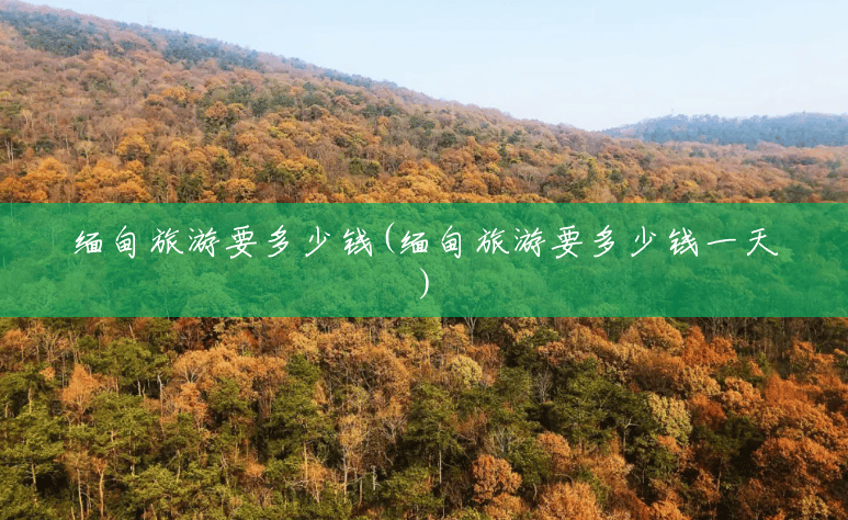 缅甸旅游要多少钱(缅甸旅游要多少钱一天) 缅甸旅游要多少钱(缅甸旅游要多少钱一天)