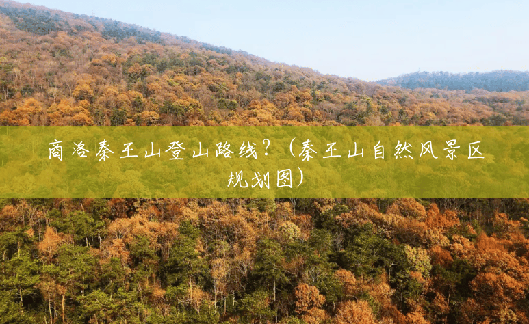 商洛秦王山登山路线?(秦王山自然风景区规划图) 商洛秦王山登山路线?(秦王山自然风景区规划图)