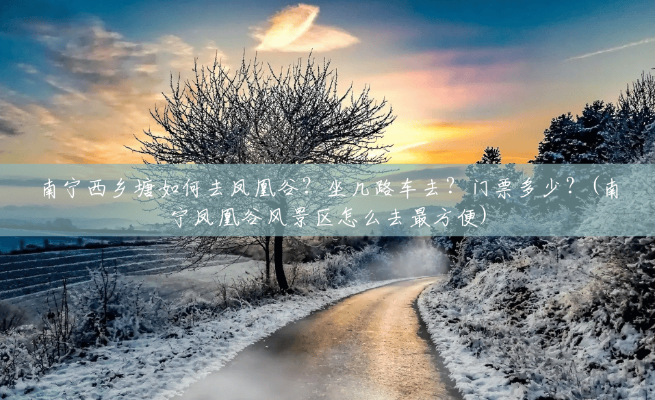 南宁西乡塘如何去凤凰谷?坐几路车去?门票多少?(南宁凤凰谷风景区怎么去最方便) 南宁西乡塘如何去凤凰谷?坐几路车去?门票多少?(南宁凤凰谷风景区怎么去最方便)
