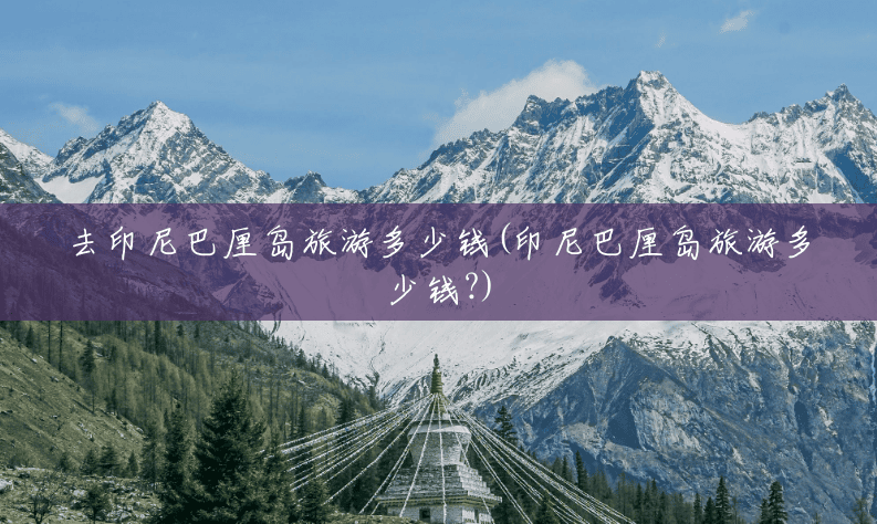 去印尼巴厘岛旅游多少钱(印尼巴厘岛旅游多少钱?)