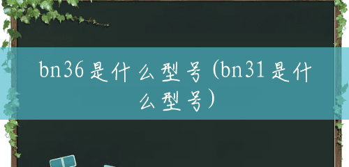 bn36是什么型号(bn31是什么型号) bn36是什么型号(bn31是什么型号)