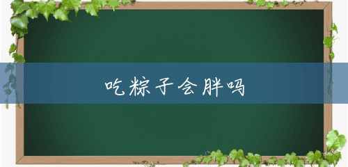 吃粽子会胖吗 吃粽子会胖吗