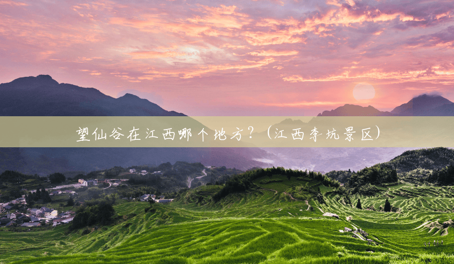 望仙谷在江西哪个地方？(江西李坑景区)