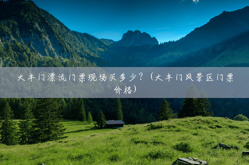 大丰门漂流门票现场买多少？(大丰门风景区门票价格)
