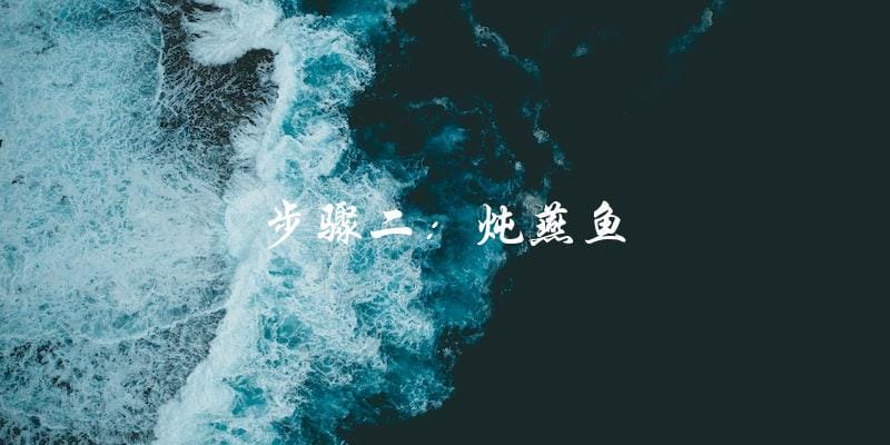 步骤二:炖燕鱼 步骤二:炖燕鱼