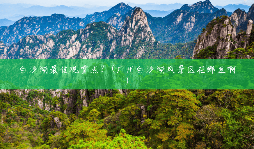 白沙湖最佳观赏点?(广州白沙湖风景区在哪里啊) 白沙湖最佳观赏点?(广州白沙湖风景区在哪里啊)