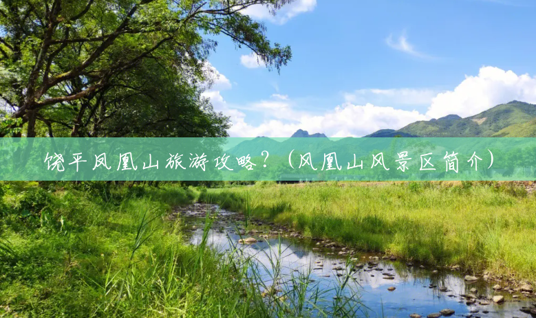 饶平凤凰山旅游攻略？(风凰山风景区简介)