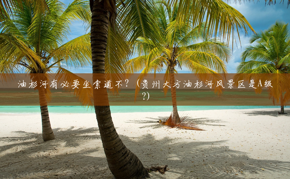 油杉河有必要坐索道不?(贵州大方油杉河风景区是A级?) 油杉河有必要坐索道不?(贵州大方油杉河风景区是A级?)