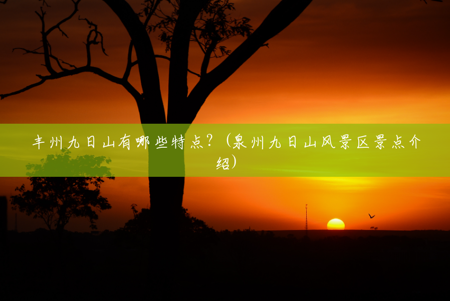 丰州九日山有哪些特点?(泉州九日山风景区景点介绍) 丰州九日山有哪些特点?(泉州九日山风景区景点介绍)