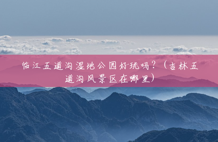 临江五道沟湿地公园好玩吗？(吉林五道沟风景区在哪里)