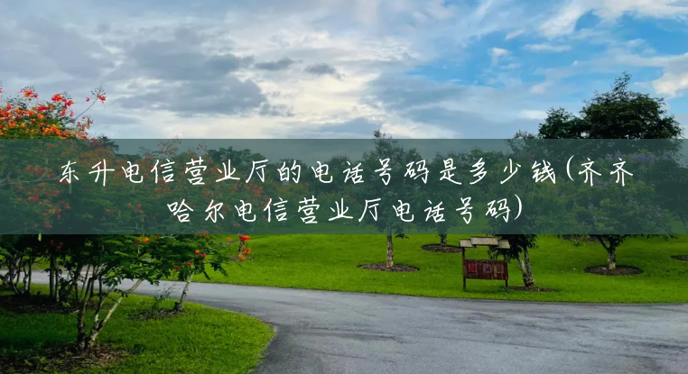 东升电信营业厅的电话号码是多少钱(齐齐哈尔电信营业厅电话号码) 东升电信营业厅的电话号码是多少钱(齐齐哈尔电信营业厅电话号码)