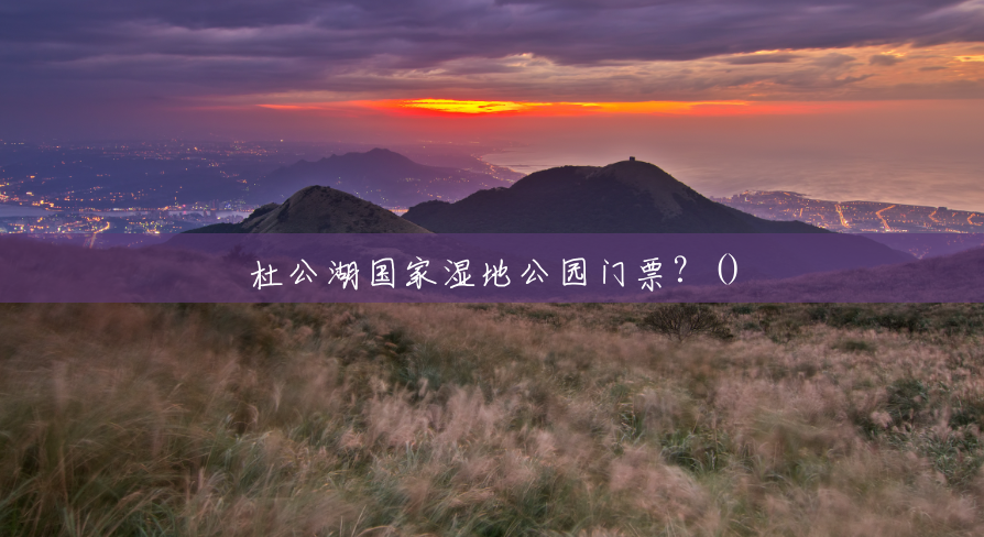 杜公湖国家湿地公园门票？()