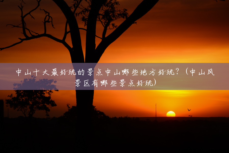 中山十大最好玩的景点中山哪些地方好玩？(中山风景区有哪些景点好玩)