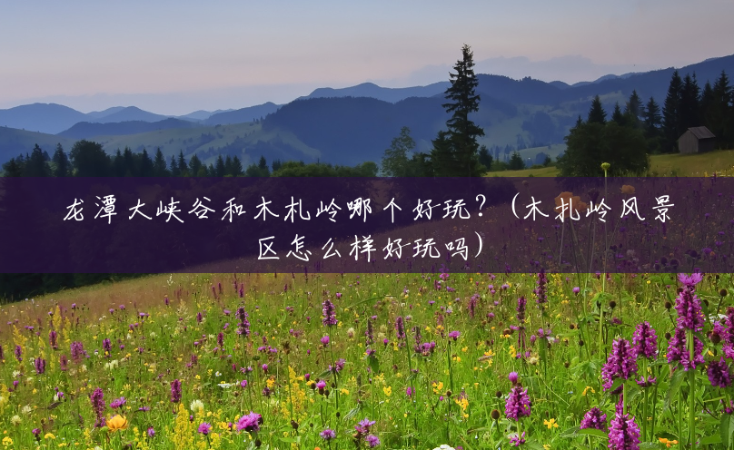 龙潭大峡谷和木札岭哪个好玩？(木扎岭风景区怎么样好玩吗)