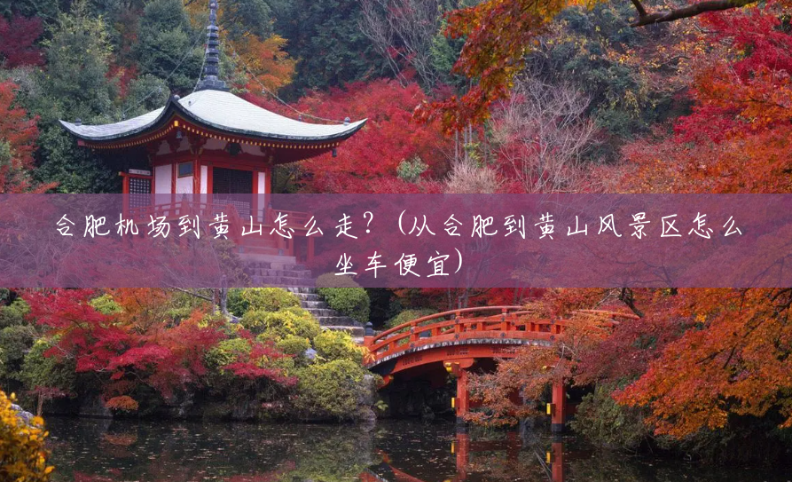 合肥机场到黄山怎么走?(从合肥到黄山风景区怎么坐车便宜) 合肥机场到黄山怎么走?(从合肥到黄山风景区怎么坐车便宜)