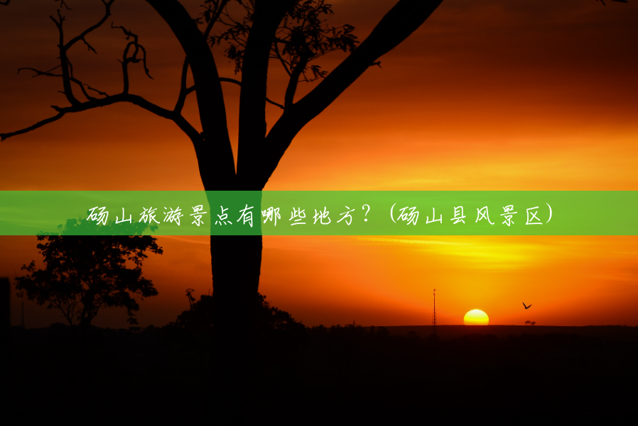 砀山旅游景点有哪些地方?(砀山县风景区) 砀山旅游景点有哪些地方?(砀山县风景区)