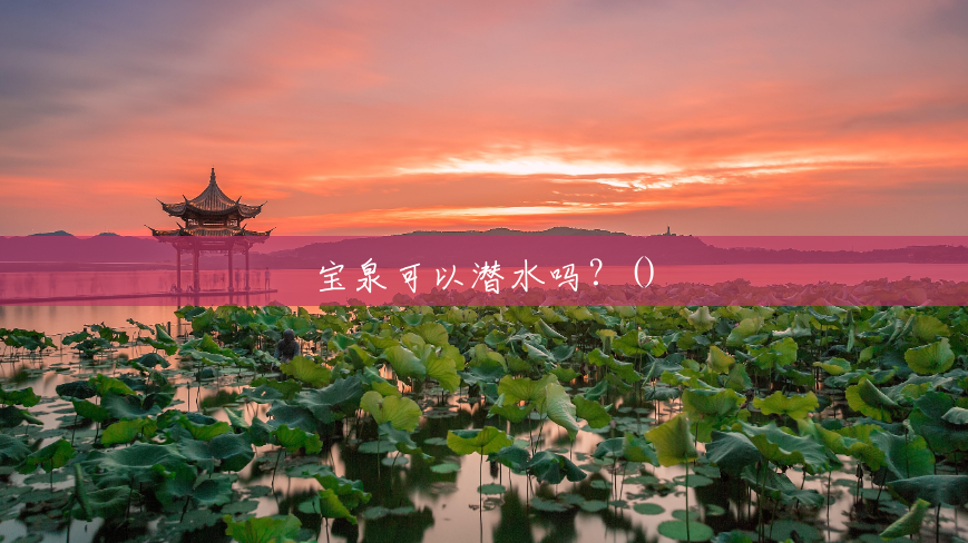宝泉可以潜水吗?() 宝泉可以潜水吗?()