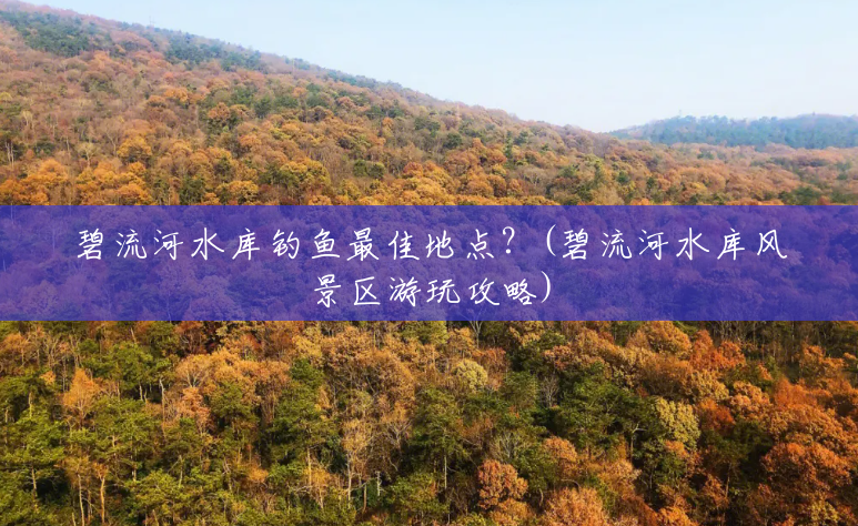 碧流河水库钓鱼最佳地点?(碧流河水库风景区游玩攻略) 碧流河水库钓鱼最佳地点?(碧流河水库风景区游玩攻略)
