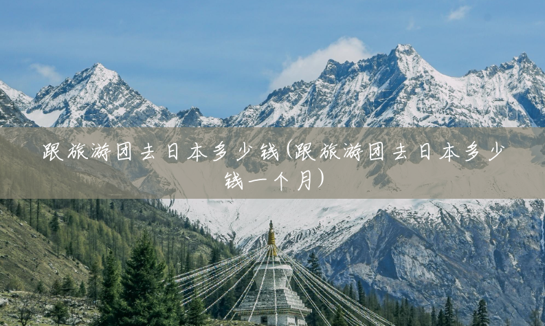 跟旅游团去日本多少钱(跟旅游团去日本多少钱一个月) 跟旅游团去日本多少钱(跟旅游团去日本多少钱一个月)