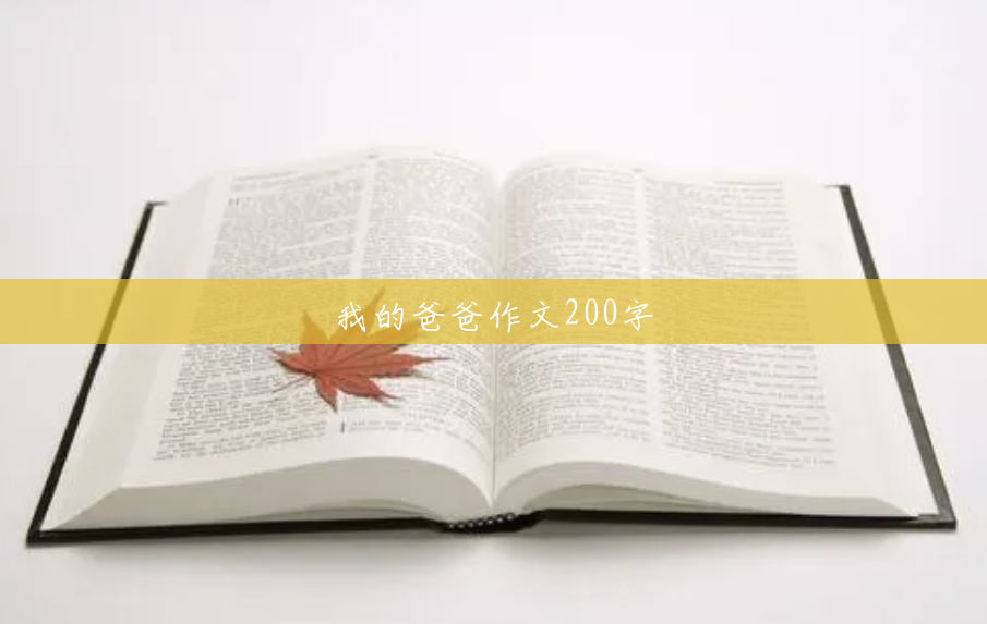 我的爸爸作文200字