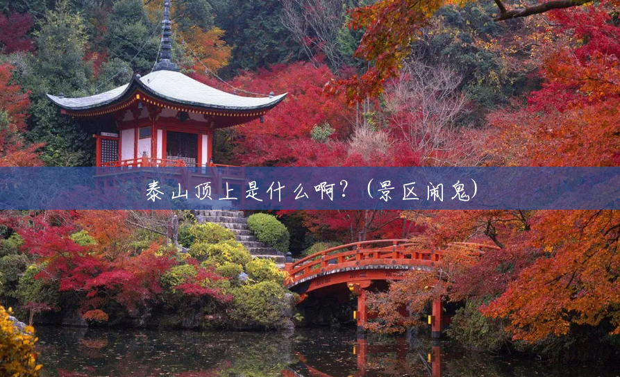 泰山顶上是什么啊?(景区闹鬼) 泰山顶上是什么啊?(景区闹鬼)