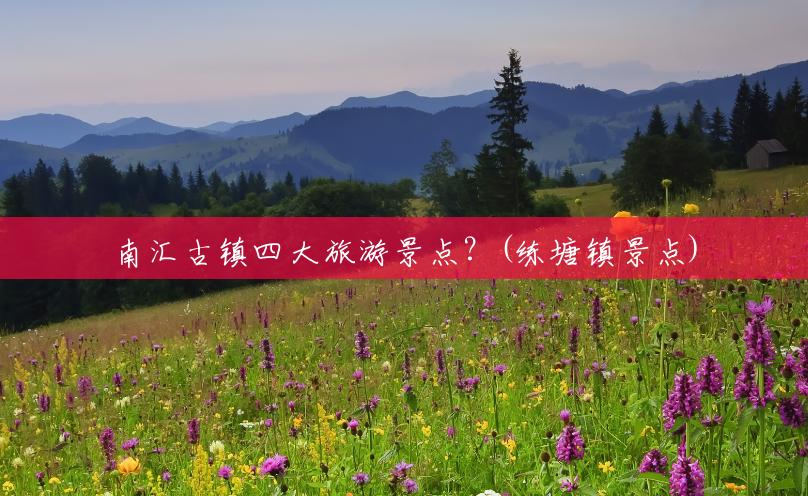 南汇古镇四大旅游景点？(练塘镇景点)