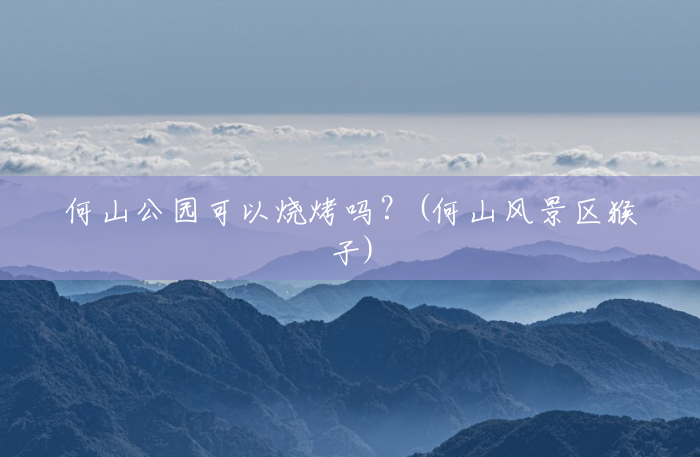 何山公园可以烧烤吗?(何山风景区猴子) 何山公园可以烧烤吗?(何山风景区猴子)