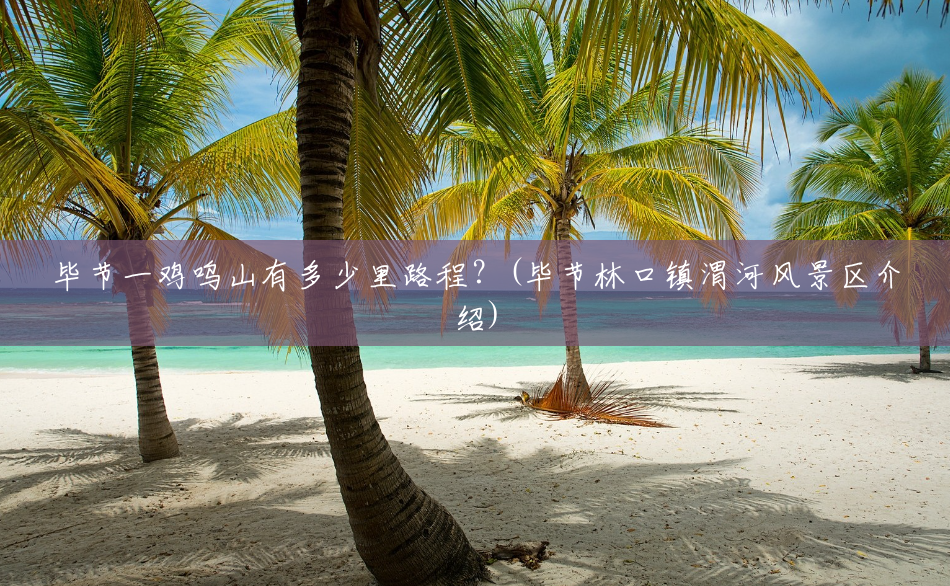 毕节一鸡呜山有多少里路程？(毕节林口镇渭河风景区介绍)