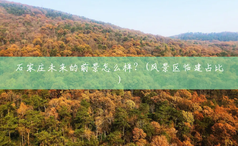 石家庄未来的前景怎么样?(风景区临建占比) 石家庄未来的前景怎么样?(风景区临建占比)