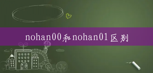nohan00和nohan01区别