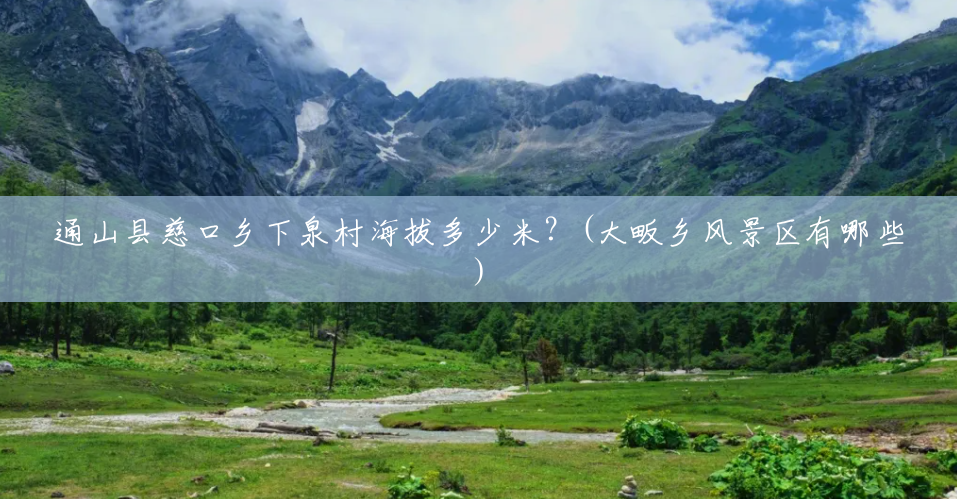 通山县慈口乡下泉村海拔多少米?(大畈乡风景区有哪些) 通山县慈口乡下泉村海拔多少米?(大畈乡风景区有哪些)