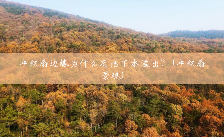 冲积扇边缘为什么有地下水溢出?(冲积扇景观) 冲积扇边缘为什么有地下水溢出?(冲积扇景观)