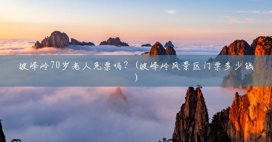 坡峰岭70岁老人免票吗?(坡峰岭风景区门票多少钱) 坡峰岭70岁老人免票吗?(坡峰岭风景区门票多少钱)