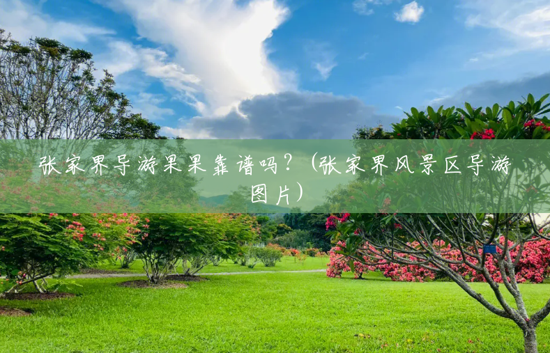 张家界导游果果靠谱吗?(张家界风景区导游图片) 张家界导游果果靠谱吗?(张家界风景区导游图片)