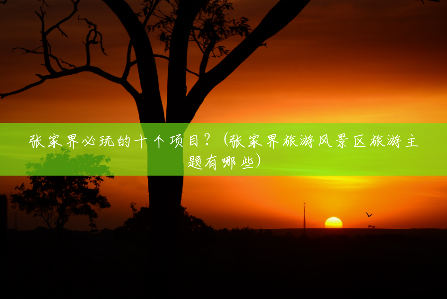 张家界必玩的十个项目?(张家界旅游风景区旅游主题有哪些) 张家界必玩的十个项目?(张家界旅游风景区旅游主题有哪些)