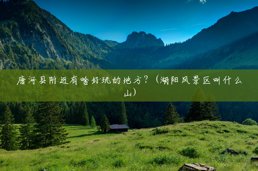 唐河县附近有啥好玩的地方？(湖阳风景区叫什么山)