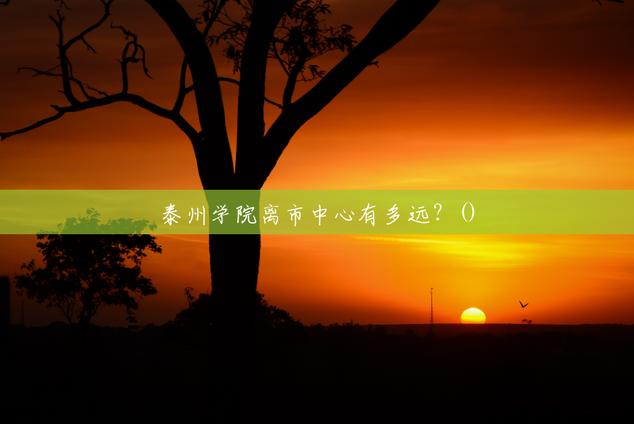 泰州学院离市中心有多远?() 泰州学院离市中心有多远?()
