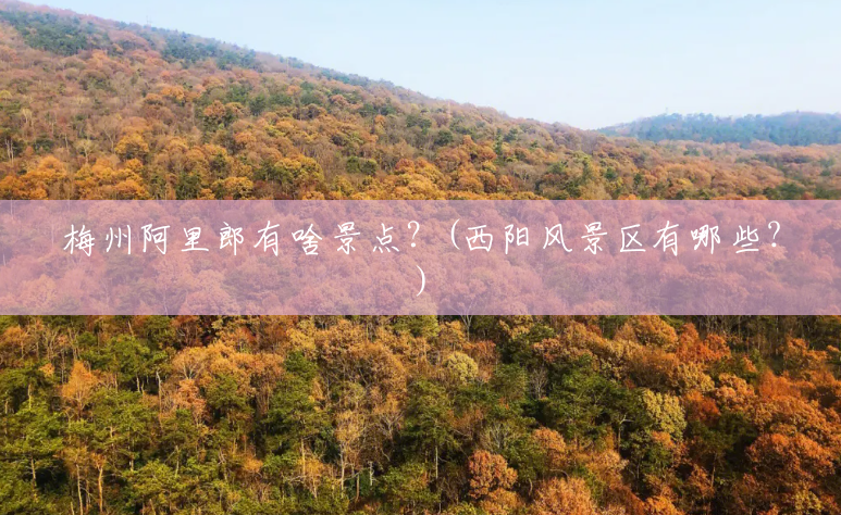 梅州阿里郎有啥景点?(西阳风景区有哪些?) 梅州阿里郎有啥景点?(西阳风景区有哪些?)