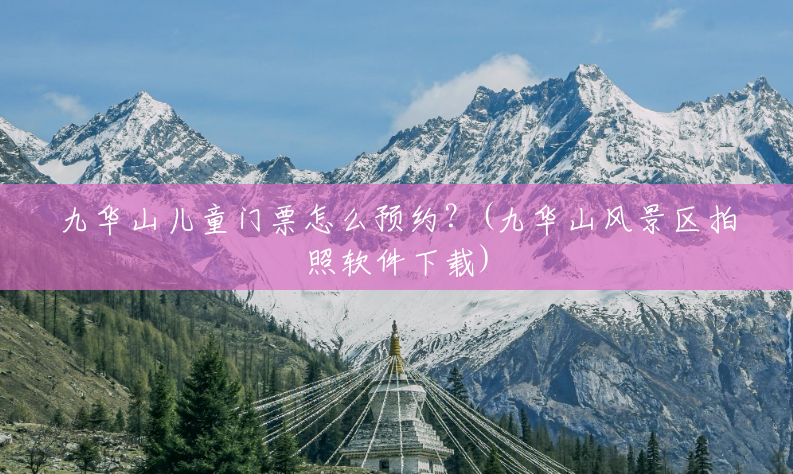 九华山儿童门票怎么预约？(九华山风景区拍照软件下载)