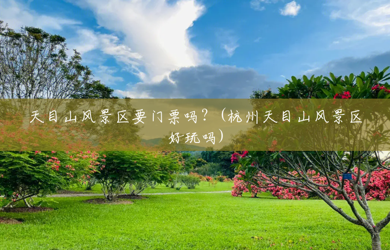 天目山风景区要门票吗?(杭州天目山风景区好玩吗) 天目山风景区要门票吗?(杭州天目山风景区好玩吗)