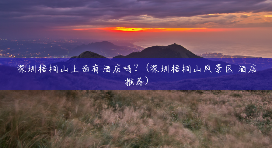 深圳梧桐山上面有酒店吗?(深圳梧桐山风景区 酒店推荐) 深圳梧桐山上面有酒店吗?(深圳梧桐山风景区 酒店推荐)