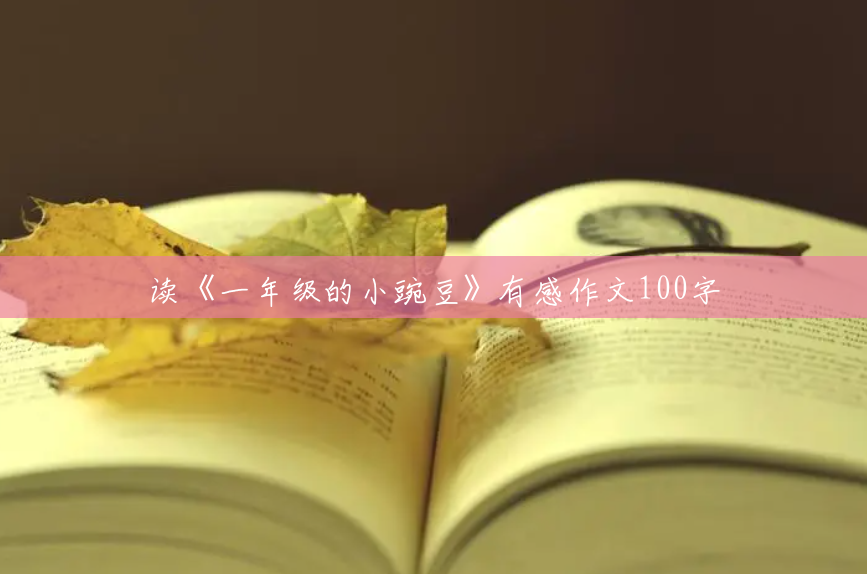 读《一年级的小豌豆》有感作文100字 读《一年级的小豌豆》有感作文100字