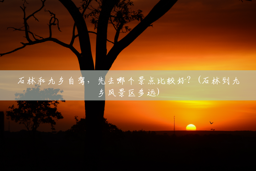 石林和九乡自驾,先去哪个景点比较好?(石林到九乡风景区多远) 石林和九乡自驾,先去哪个景点比较好?(石林到九乡风景区多远)