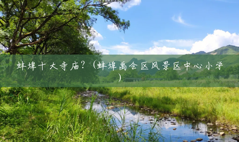 蚌埠十大寺庙?(蚌埠禹会区风景区中心小学) 蚌埠十大寺庙?(蚌埠禹会区风景区中心小学)
