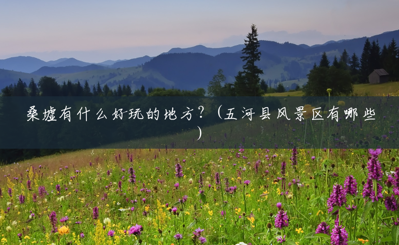 桑墟有什么好玩的地方?(五河县风景区有哪些) 桑墟有什么好玩的地方?(五河县风景区有哪些)